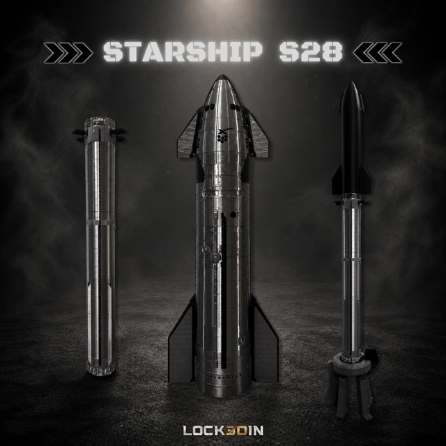 Starship S28, Heavy Booster and full stack